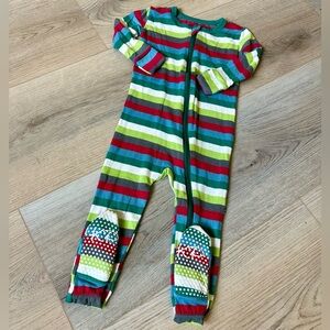 Kickee Pants bamboo footie 18/24 EUC